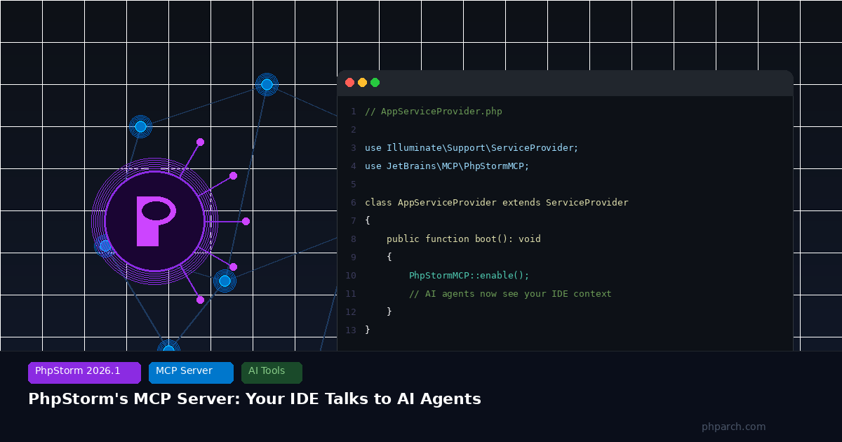 Preview image for PhpStorm's MCP Server: Giving Your AI Agents Eyes Inside the IDE